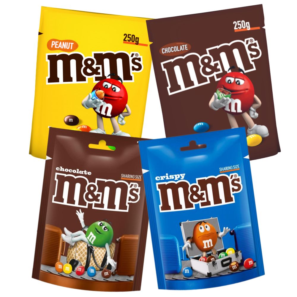 M&Ms Assorted Chocolate Candies Standing Pack 187g-250g | Beehive