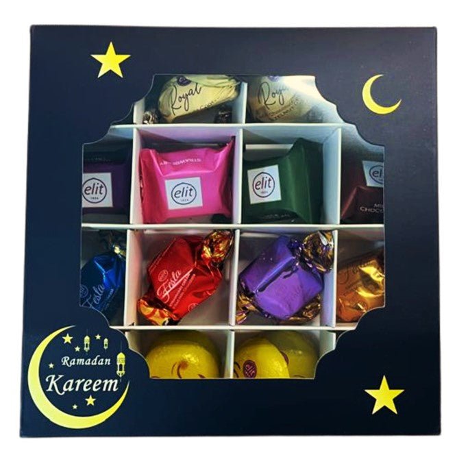 Beehive Snackies Elit Ramadan Raya Assorted Milk Chocolate Kurma Gift Box Set - Beehive Chocolate & Gift Malaysia