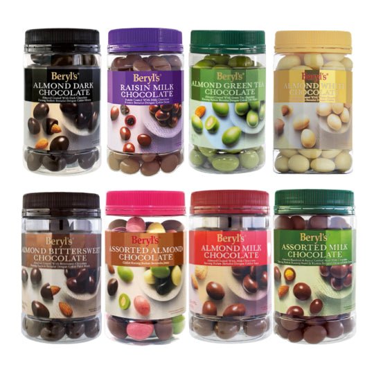 Beryls Assorted Chocolate Jar 330g - 450g - Beehive Chocolate & Gift Malaysia