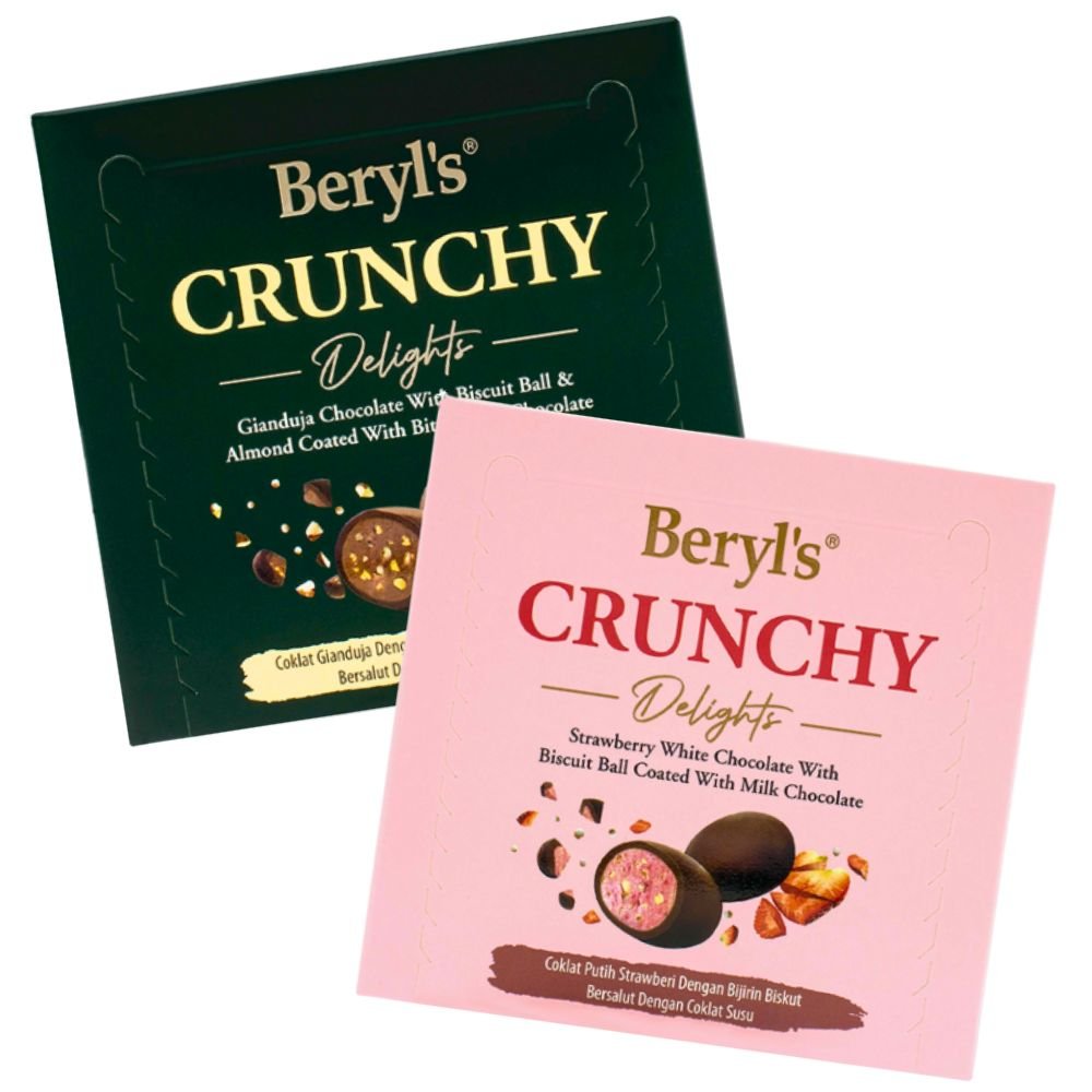 Beryls Crunchy Delights Assorted Chocolate Box 60g - Beehive Chocolate & Gift Malaysia