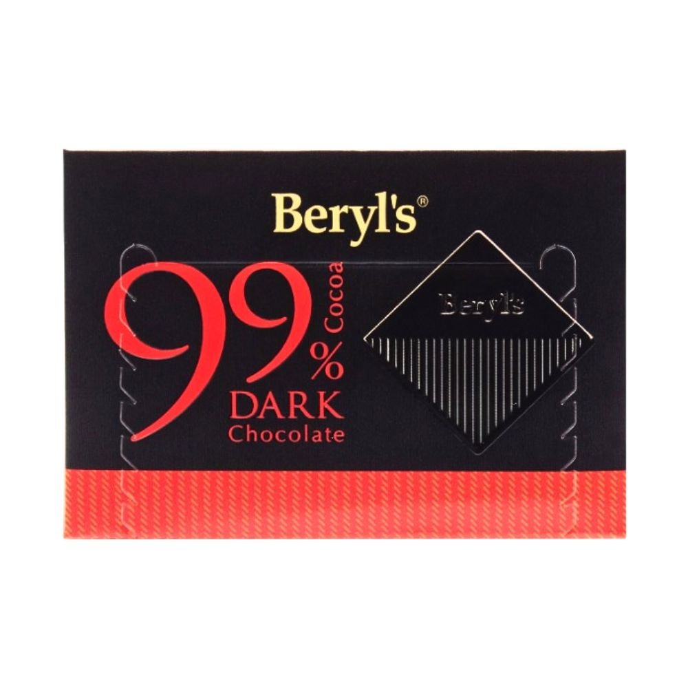 Beryls Dark Chocolate 99% 60g - Beehive Chocolate & Gift Malaysia