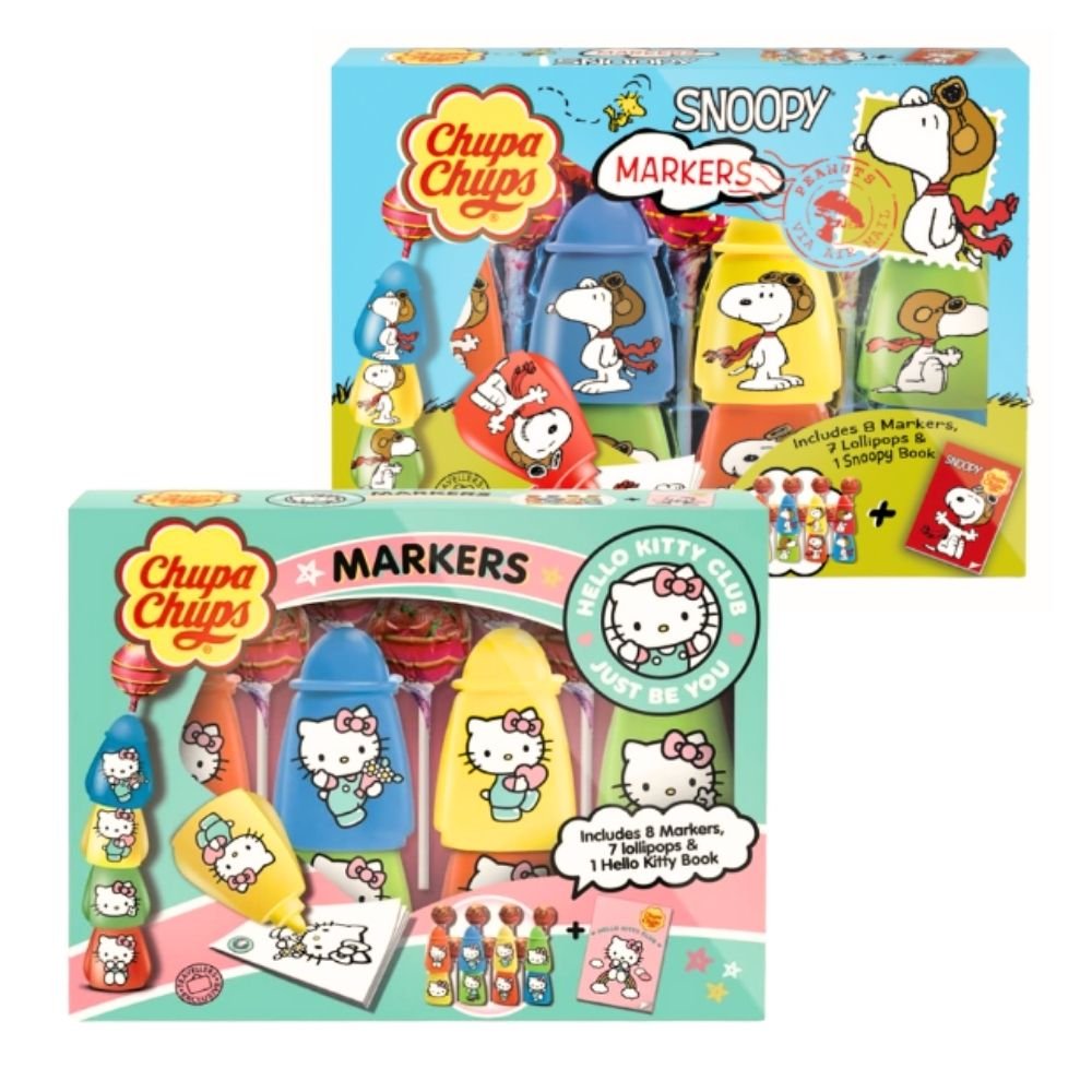 Chupa Chups Hard Candy Lollipop & Markers 84g - Beehive Chocolate & Gift Malaysia
