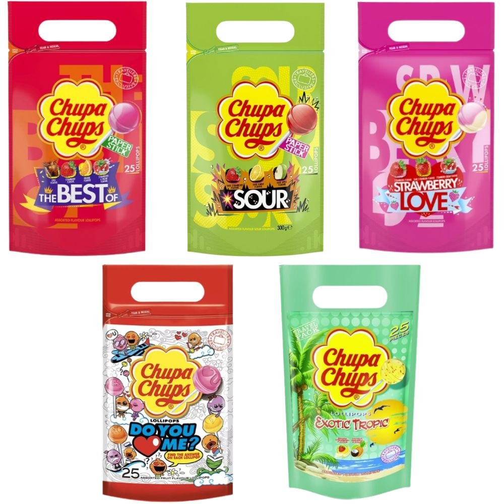 Chupa Chups Hard Candy Lollipops 300g - Beehive Chocolate & Gift Malaysia