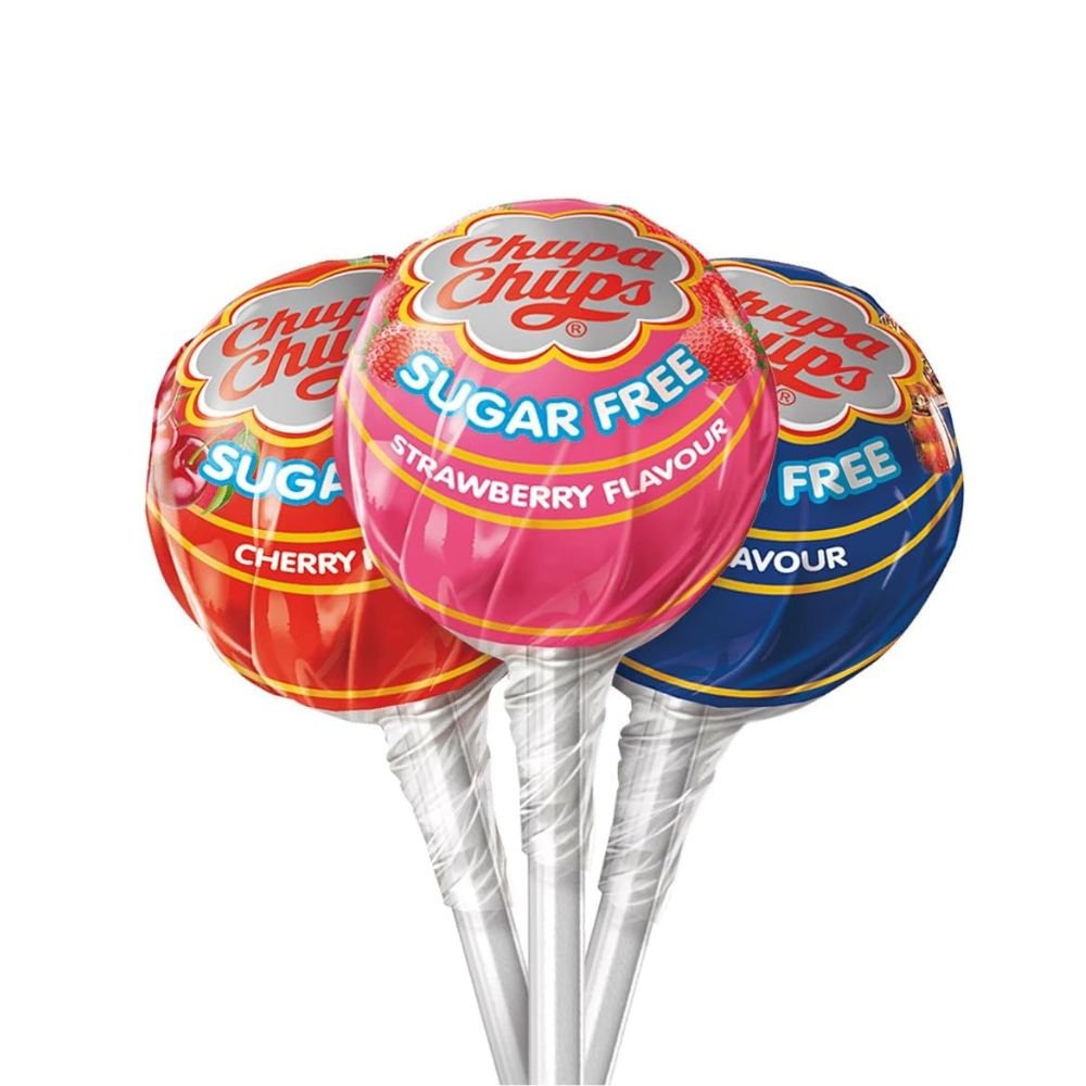 Chupa Chups Sugar Free Hard Candy Lollipops 66g - Beehive Chocolate & Gift Malaysia