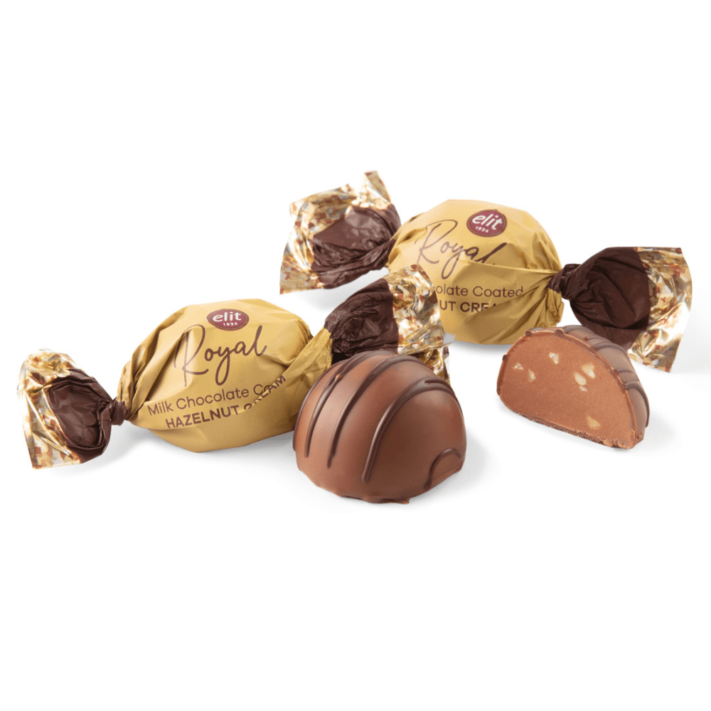 elit Royal Milk Chocolate Coated Hazelnut Cream 200g - Beehive Chocolate & Gift Malaysia