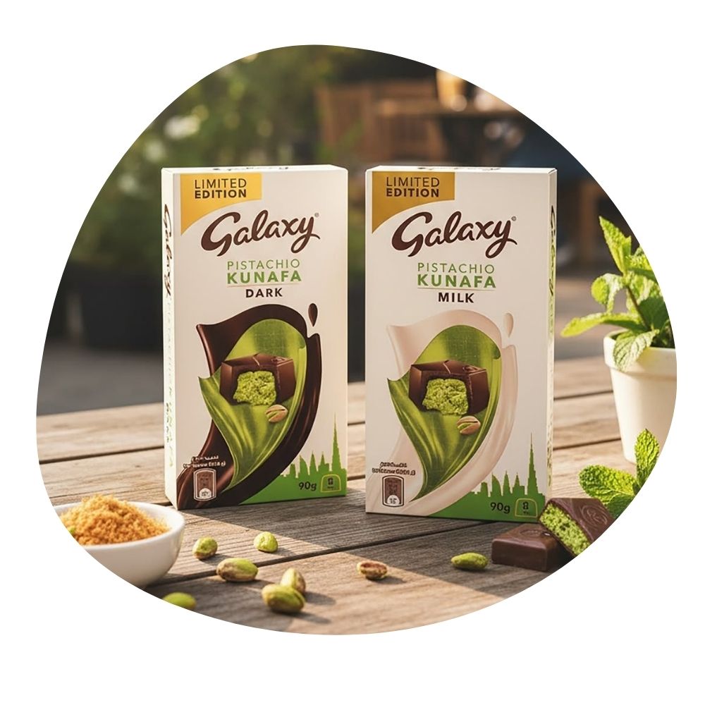 Galaxy Kunafa Dark Milk Chocolate 90g - Beehive Chocolate & Gift Malaysia