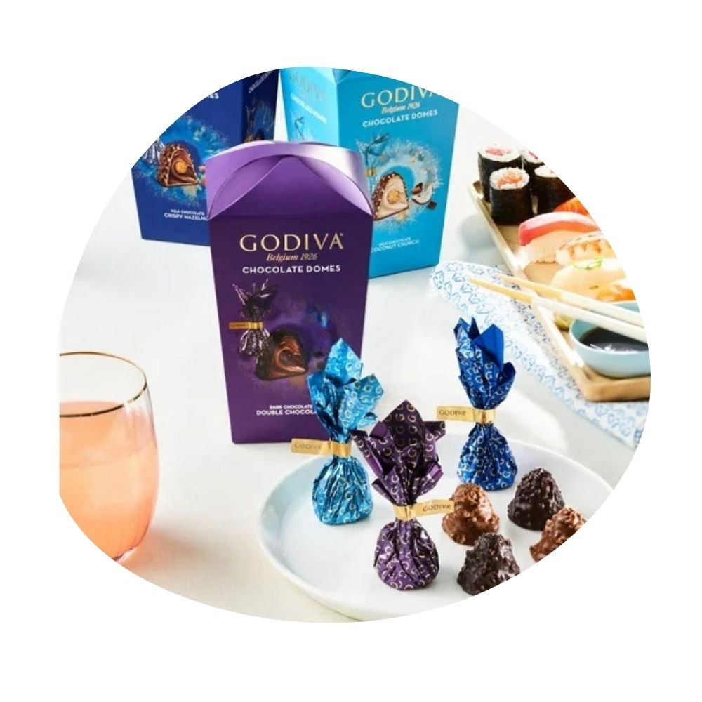 Godiva Assorted Chocolate Hazelnut Domes 180g - 280g - Beehive Chocolate & Gift Malaysia