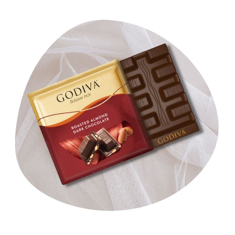 Godiva Dark Milk Assorted Square Chocolate Bar 60g - Beehive Chocolate & Gift Malaysia