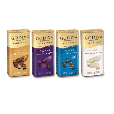 Godiva Pearls Dark / Milk / Cappuccino Chocolate 43g - Beehive Chocolate & Gift Malaysia