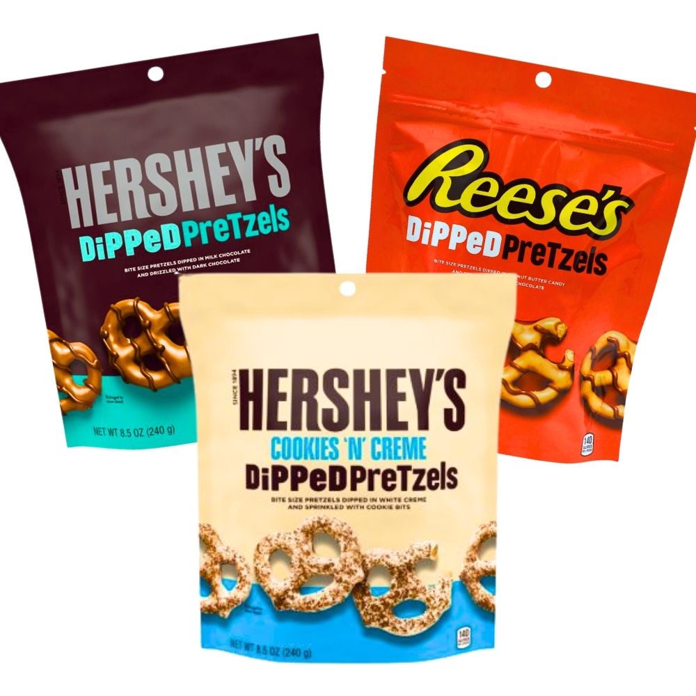 Hershey's Reeses Assorted Chocolate Pretzel Dipped 240g - Beehive Chocolate & Gift Malaysia