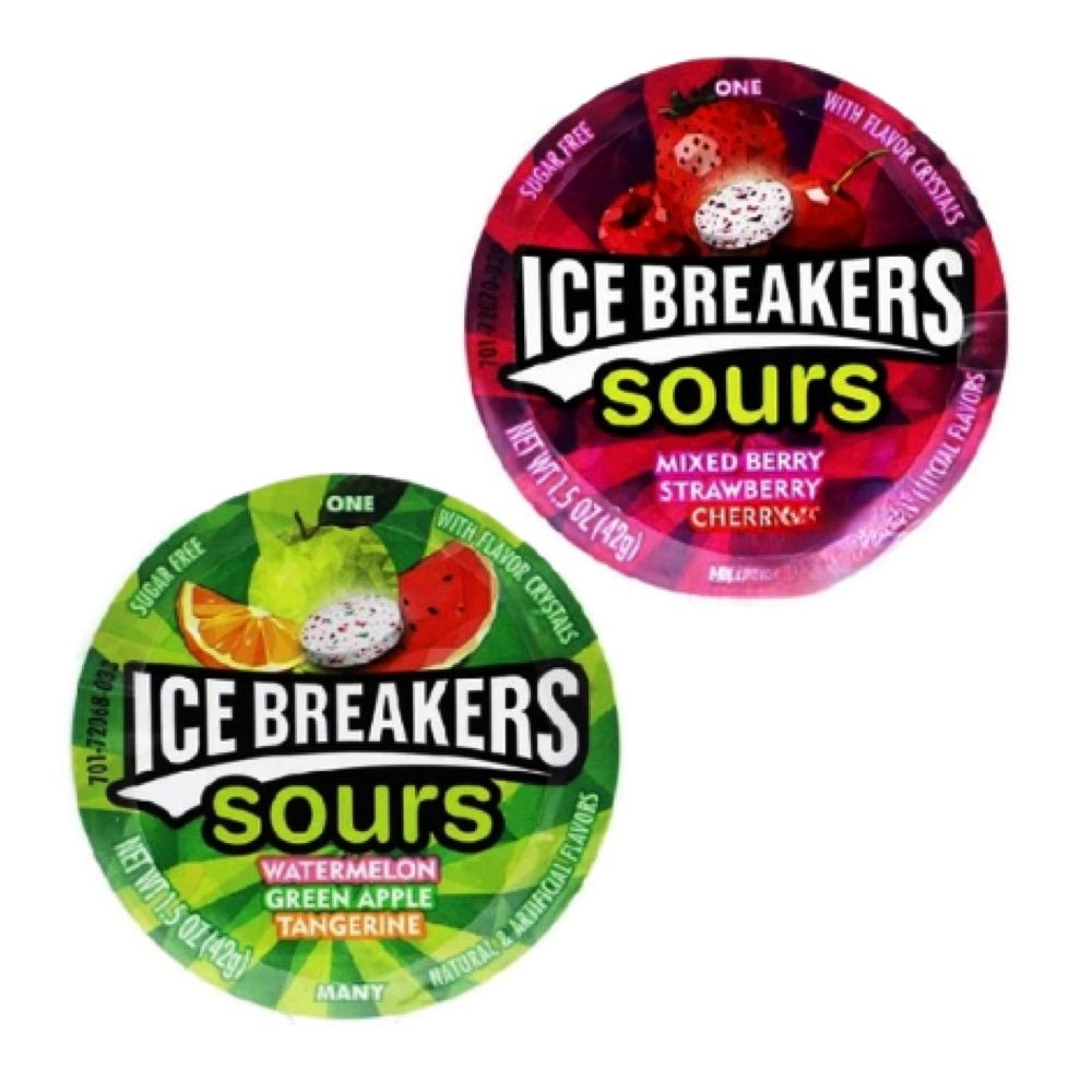 Ice Breakers Assorted Berry & Fruity Sour Mint Candy 42g - Beehive Chocolate & Gift Malaysia