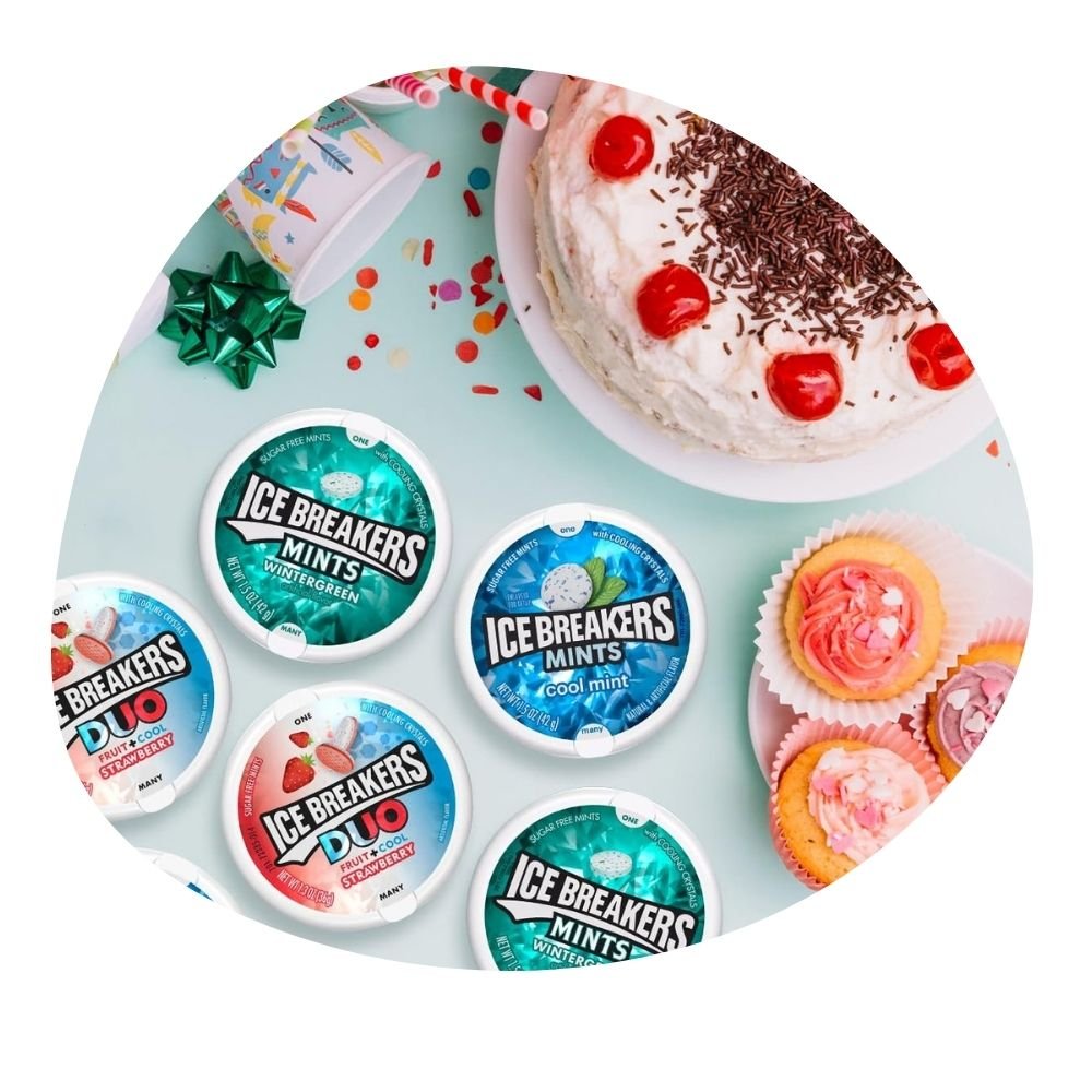 Ice Breakers Assorted Berry & Fruity Sour Mint Candy 42g - Beehive Chocolate & Gift Malaysia