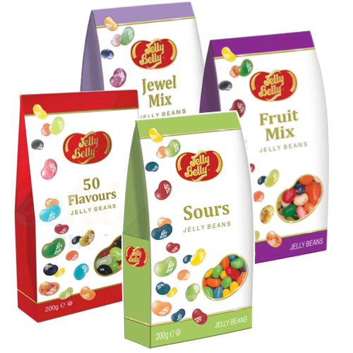 Jelly Belly Assorted Fruit Mix / Jewel Mix / Sours Jelly Beans Box 200g - Beehive Chocolate & Gift Malaysia