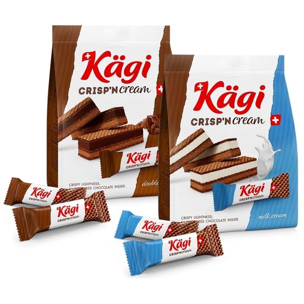 Kagi Crisp N Cream Chocolate Milk Wafer 88g - Beehive Chocolate & Gift Malaysia