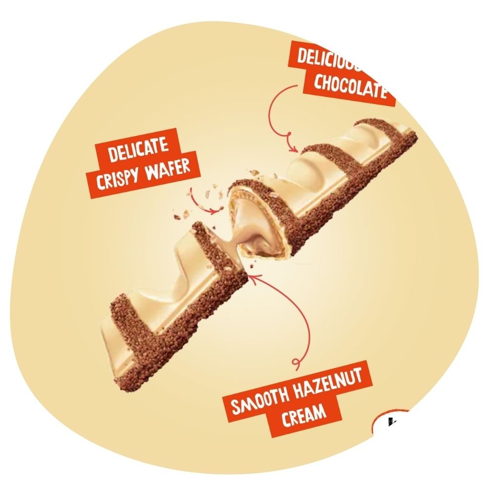 Kinder Bueno Mini 8 Twin White Milk Chocolate Wafer 312g-344g - Beehive Chocolate & Gift Malaysia