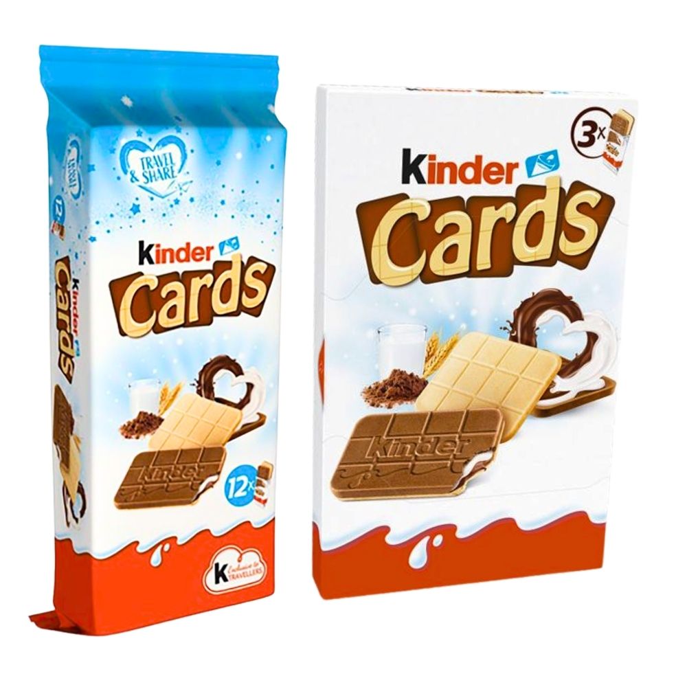 Kinder Card Chocolate Wafer 76.8g - 307g - Beehive Chocolate & Gift Malaysia