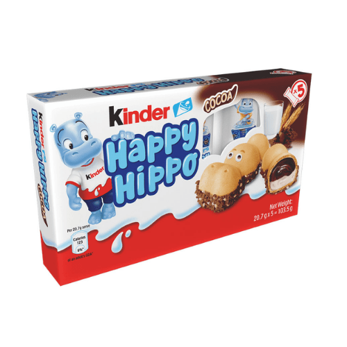 Kinder Happy Hippo Cacao Chocolate 103g - Beehive Chocolate & Gift Malaysia