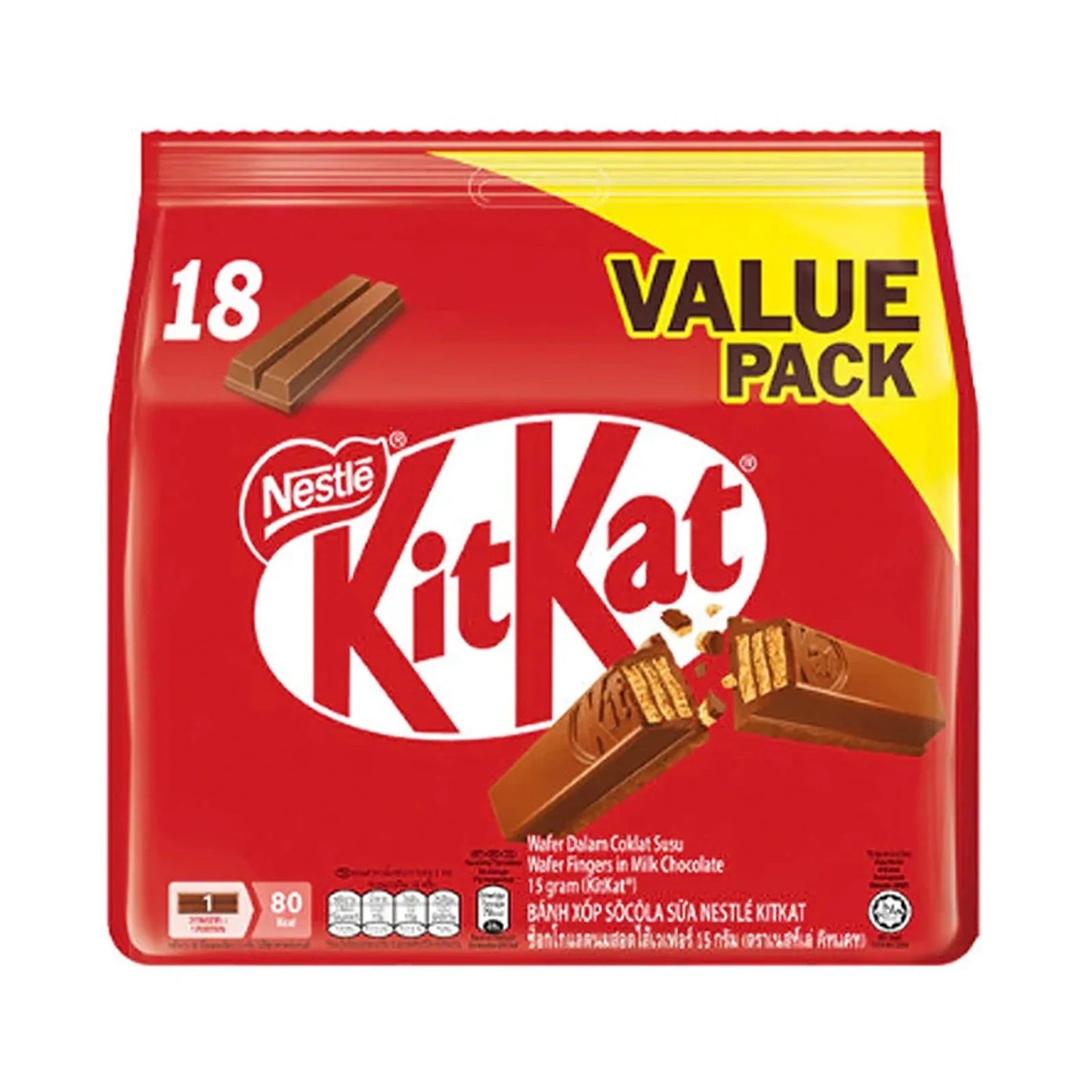 Kit Kat Value 18 Packs Chocolate Wafer 270g - Beehive Chocolate & Gift Malaysia