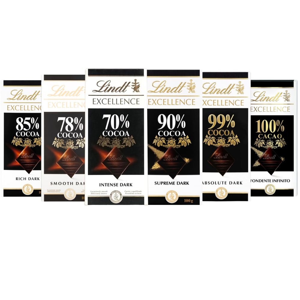 Lindt Excellence Assorted Dark Chocolate 35g-100g - Beehive Chocolate & Gift Malaysia
