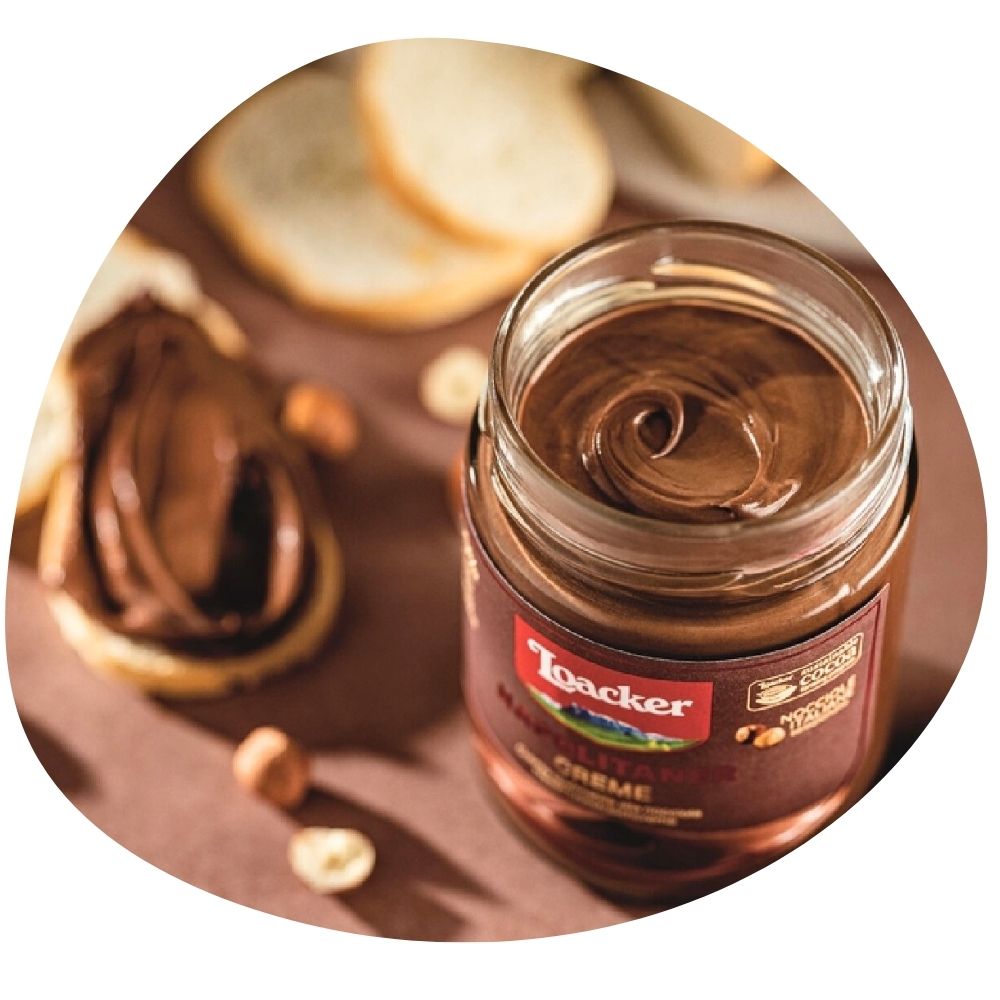 Loacker Napolitaner Creme Hazelnut Spread 290g - Beehive Chocolate & Gift Malaysia