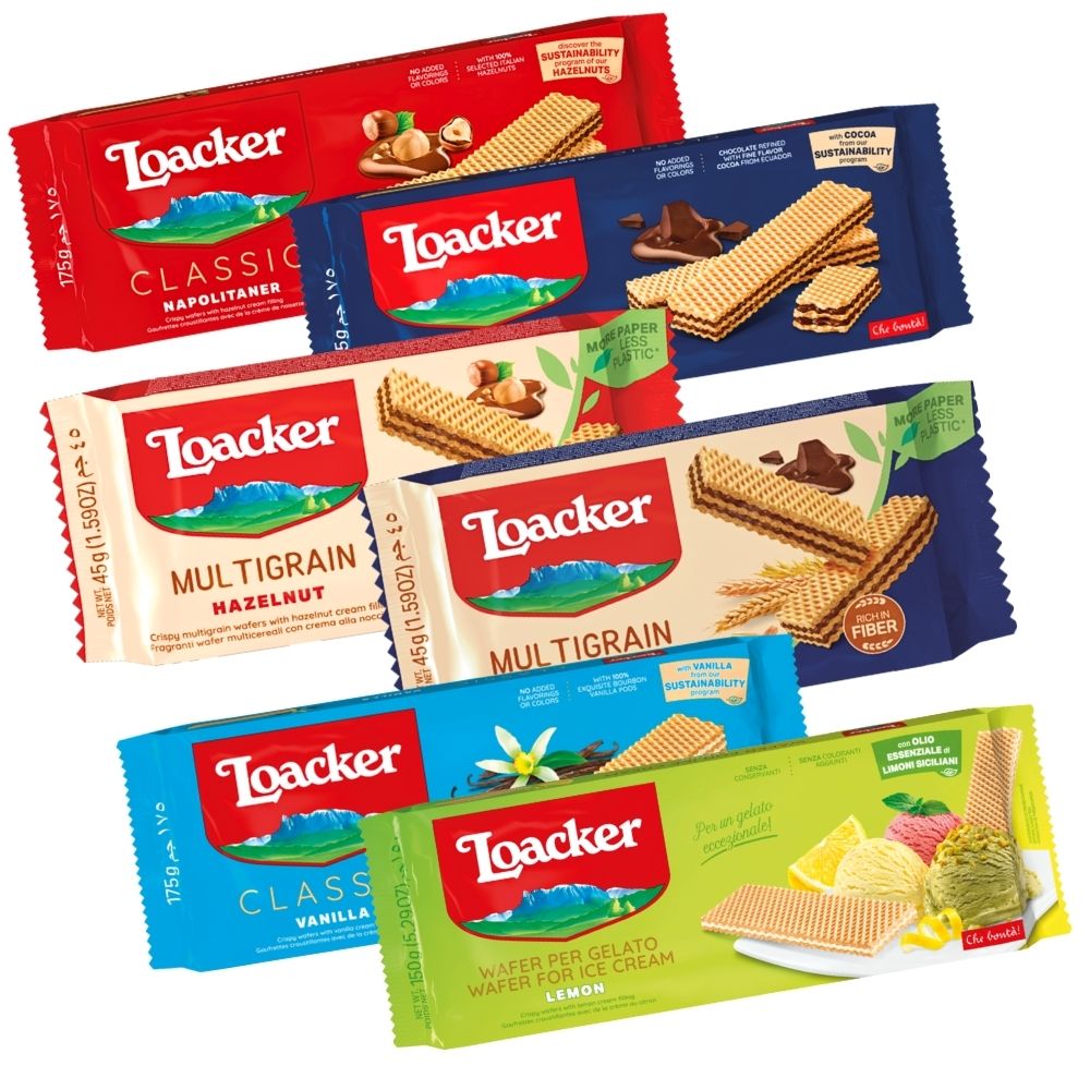 Loacker Wafer Assorted Chocolate 150g – 200g - Beehive Chocolate & Gift Malaysia