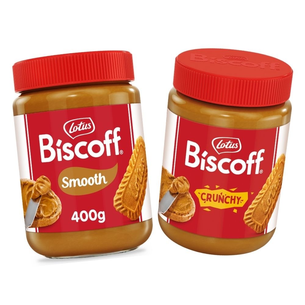 Lotus Biscoff Smooth Crunchy Spread 380g - 400g - Beehive Chocolate & Gift Malaysia