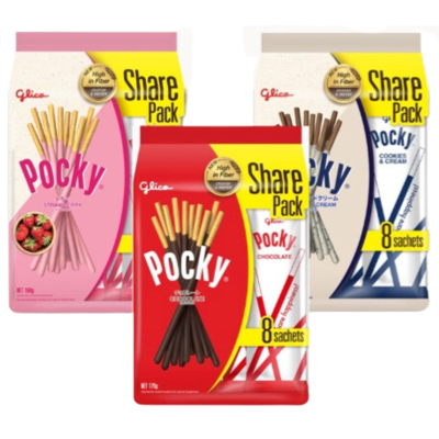Pocky Assorted Chocolate Share Pack 8pkt 160g-176g - Beehive Chocolate & Gift Malaysia