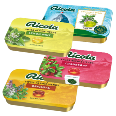 Ricola Sugar Free Assorted Drops 75g - Beehive Chocolate & Gift Malaysia