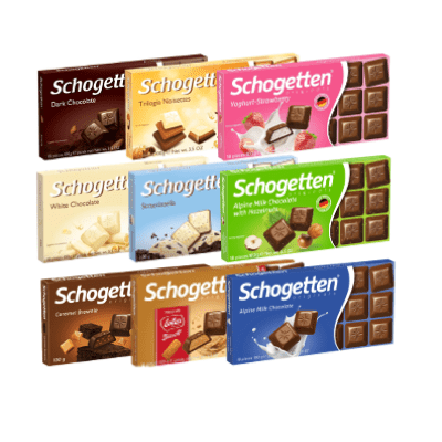 Schogetten Assorted Chocolate Bar 100g - Beehive Chocolate & Gift Malaysia
