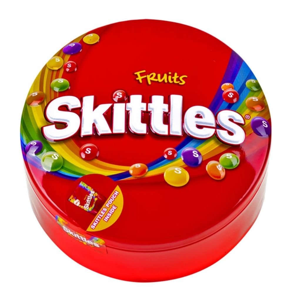 Skittles Fruits Candy Tin 195g - Beehive Chocolate & Gift Malaysia