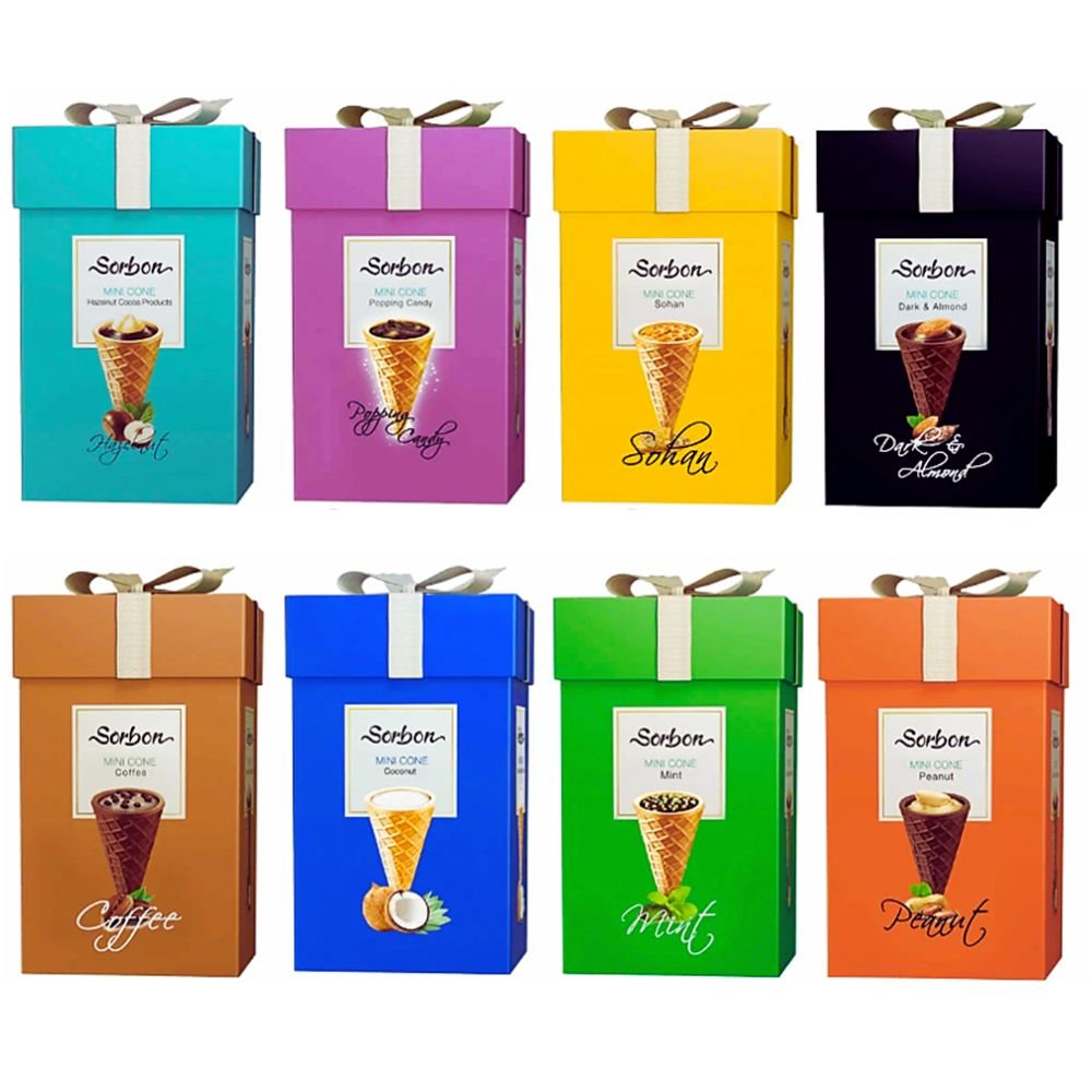 Sorbon Mini Cone Assorted Chocolate 200g - Beehive Chocolate & Gift Malaysia