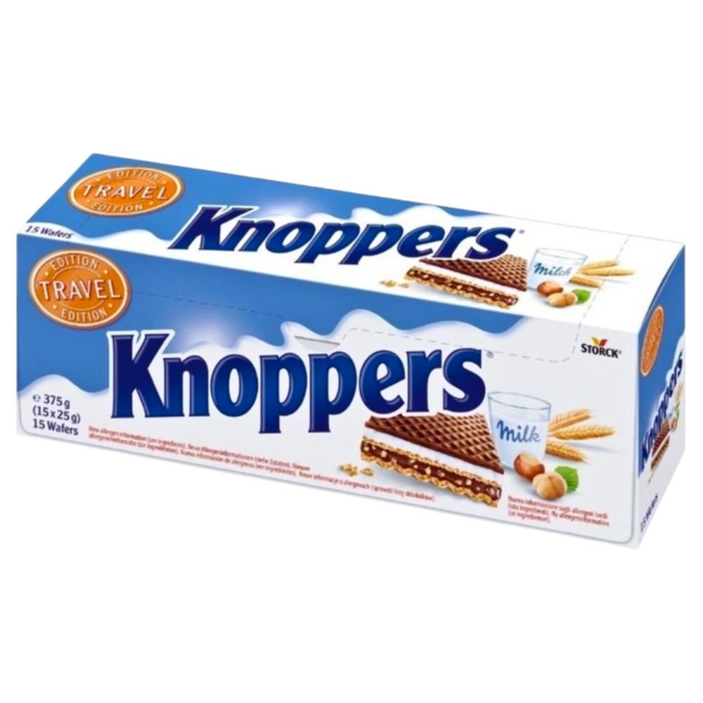 Storck Knoppers Crispy Wafer Chocolate 375g [15pcs] - Beehive Chocolate & Gift Malaysia