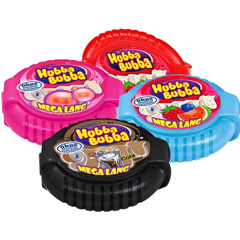 Wrigleys Assorted Hubba Bubba Bubble Gum Tape 56g - Beehive Chocolate & Gift Malaysia